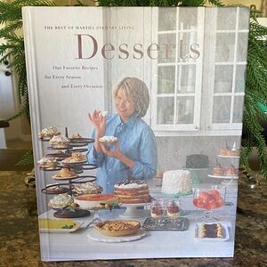 The Best of Martha Stewart Living Desserts cookbook copyright 1998